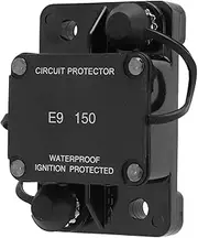 32V 150A Auto Reset Circuit Breaker, Power Protect Breaker for Battery Systems in Boats, RVs, Trucks, High Interrupt Capacity 2500A at 14V DC