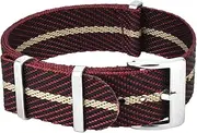 [About Time Co.] PREMIUM TUDOR NATO Strap Watch Band Style Twill Knit Woven 20mm