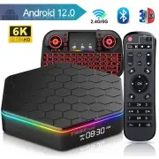 T95Z Plus Android 12.0 Smart TV Box H618 6K UHD WIFI6 Media Player 16/32/64 N4H2