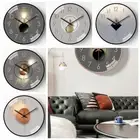 Silent Movement Mute Clock Quartz Hanging Watch Modern Decor Wall Clock Office