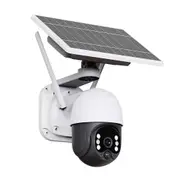 1080P Solar Outdoor Surveillance Camera, 7200mAh Battery, PTZ, 10m Color Night Vision, IP65