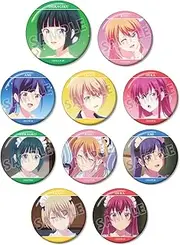 Goddess Cafe Terrace Trading Scene Badge Pack of 10 Box