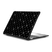 MacBook Air 13-inch (M1 / Intel) Impact Case Black Daisies Spot
