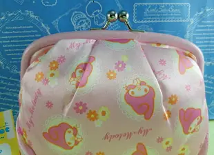 【震撼精品百貨】My Melody 美樂蒂 珠扣零錢包 粉 震撼日式精品百貨