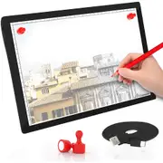 USB Powered A4 Magnetic Pad Guide Light Tracing and Drawing Board