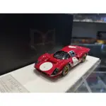 吉華科技@ 1/43 DMH 330 P4 #0856 1967 ROSSO FORMULA1 07 RED