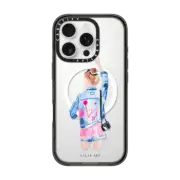 iPhone 16 Pro Impact Case MagSafe Compatible Chic Back Lady