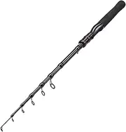Telescopic Fishing Pole – Compact Travel Rod for Bass, Trout, Salmon, Saltwater Freshwater Angling | Lightweight Portable Sea Fishing Gear for Outdoor Sports, Backpacking, Camping, Men, Kids, Beginner