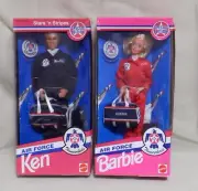 1993 Air Force Barbie Ken Mattel's Stars and Stripes Air Force Thunderbirds NIB