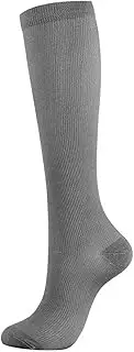 [VCODWCSJO] 5 Pairs Compression Socks for Men Women Promote Blood Circulation Tight Socks for Nurses Medical Treatment Pregnancy Gym Hiking Running