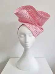 Miss Tara. Womens fashion headband fascinator in Light Pink