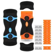 2 Pack Plastic Razor Scraper for Stickers Decals Adhesive Labels Paint Glass