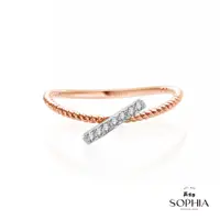 在飛比找PChome24h購物優惠-SOPHIA 蘇菲亞珠寶 - 時光造型 14K雙色(玫瑰金+