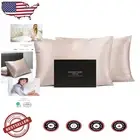 Elegant Standard Silk Pillowcase Set - Good Housekeeping Approved Taupe 2 Pack