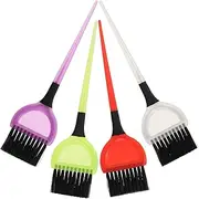 MUSISALY 4Pcs Hair Dyeing Brush Professional Hair Tint Tool for Salon Use Flexible Bristles for Even Application for Home Coloring and Styling