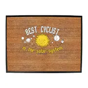 Cycling Rltw Best Cyclist In The Solar System - Funny Novelty Doormat Man Cave Floor mat