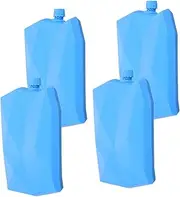 4pcs Reusable Ice Packs Portable Air Conditioning Ice Crystal Box Cooling Lunch Box for Camping Outdoor Use