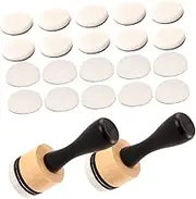 Gatuida 1Set Ink Blending Sponge Brush Handles Flat Painting Sponges DIY Art Tools for Adults Durable Easy to Clean Painting Stampers