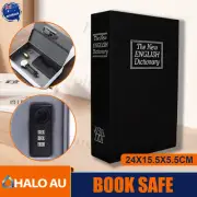 Dictionary Book Secret Hidden Security Safe Lock Cash Money Jewellery Locker Box