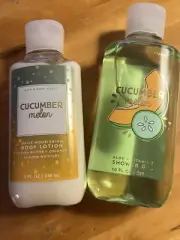 Bath & Body Works Signature Collection: Cucumber Melon Body Lotion & Shower Gel