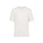 [Orlebar Brown] Orlebar Brown-White Ob Standard Linen T-Shirt-Uomo XL STAND