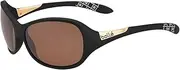 Bolle Women's Grace Sunglasses, Matte Black, Small/Medium