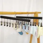 Hat Rack Stable Space-saving 10 Hooks Clothes Coat Hat Towel Hanger Reusable