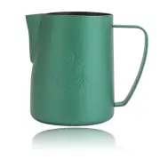 Milk Frothing Pitcher 480ml Milk Pitcher with Sharp Spout, Stainless Steel Mi...