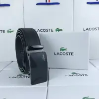 在飛比找Yahoo!奇摩拍賣優惠-熱銷 LACOSTE 鱷魚自動扣皮帶真皮男士腰帶秋秋生活館 