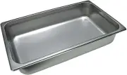 Full Size Anti-Jam Stainless Steel Steam Table Pan 4" deep 20.75" x 12.75" 22GA