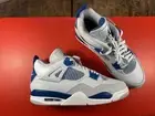 Nike Air Jordan 4 Retro Off White/Military Blue Size 13