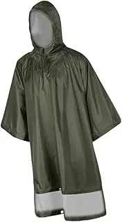 [perfk] 3 in 1 Hooded Rain Poncho Rain Coat Rainproof Rainwear Lightweight Raincoat Rain Jacket for Camping Travel Outdoor Activities