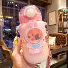 720ml Kids Water Bottle With Straw for School BPA Free Cute Leak Proof Mug