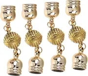 Gogogmee 4 Pack Magnetic Buckle Accessories for DIY Jewelry Making Necklace Clasps Lobster Clasps for Jewelry