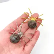 10pcs Natural Dragon Blood Spider Reiki Sphere Crystal Quartz Healing Decorate