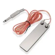 Mini Flat Stainless Steel Metal Foot Pedal Switch Control with Clip Cord