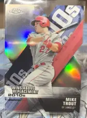 2020 Topps Chrome Mike Trout Decade Of Dominance Die Cut