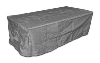 Grand Canyon 60" x 30" Olympus Rectangle Grey Gas Fire Pit Table Cover