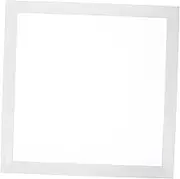 SEWACC Square Ceiling Light Cover White Aluminum Frame Light Filter for Classrooms and Home Decor Simple Installation and Stylish Design