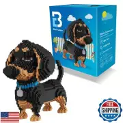 BLOCK CENTER Dachshund Dog 2024 Edition 3D Puzzle 2100 Pieces Building Blocks