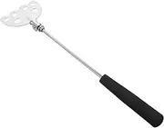 ibasenice Stainless Steel Fishing Bait Mixing Shovel Ergonomic Handle for Easy Scooping for Rock Fishing Bait Preparation Sturdy Practical Tool for Efficient Baiting