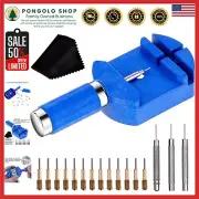 Durable Watch Link Remover Tool Kit with Replacement Pins for Quick Adjustments