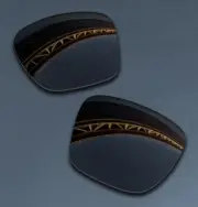 Black POLARIZED Replacement Lenses for Oakley Sylas OO9448 57mm Sunglasses