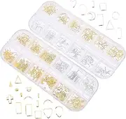 Metal Rim Hollow Nail Jewelry Nail Gems and Charms Alloy Crafting Accessories Exquisite Nail Art Decorations