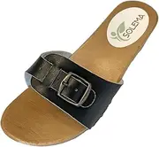 [Solema] RINA Leather Shoes Sandals Clog Mules Comfort Shoes Slippers Women