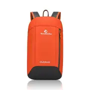 10L Outdoor Shoulder Backpack Rucksack Unisex Soft Bag Sports Camping Hiking ORANGE COLOR