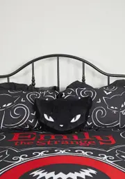 [Dolls Kill x Emily The Strange] Menacing Meow Decorative Pillow