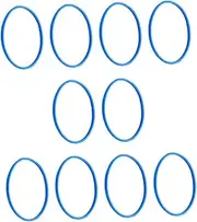 Abaodam 10Pcs DIY Microphone Grille Ring Replacement Protective Rings for Betaa Chic Design Comfortable Touch Use for Wireless Microphone Systems