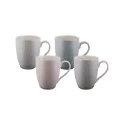 Bundanoon New Bone China Coffee & Tea Mugs - 355ml Pastel Petals