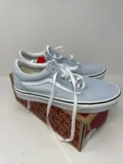 Vans Old Skool 'Baby Blue' VN0A38G1Q6K Shoes Size Men's 7.5/Women's 9 NWB